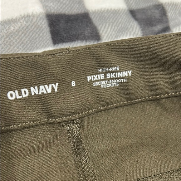 Pixie Women Olive Green Pants - Picture 2 of 4